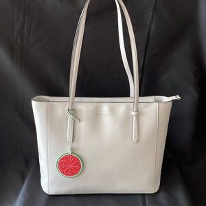 KATE SPADE WHITE DOVE LARGE TOTE